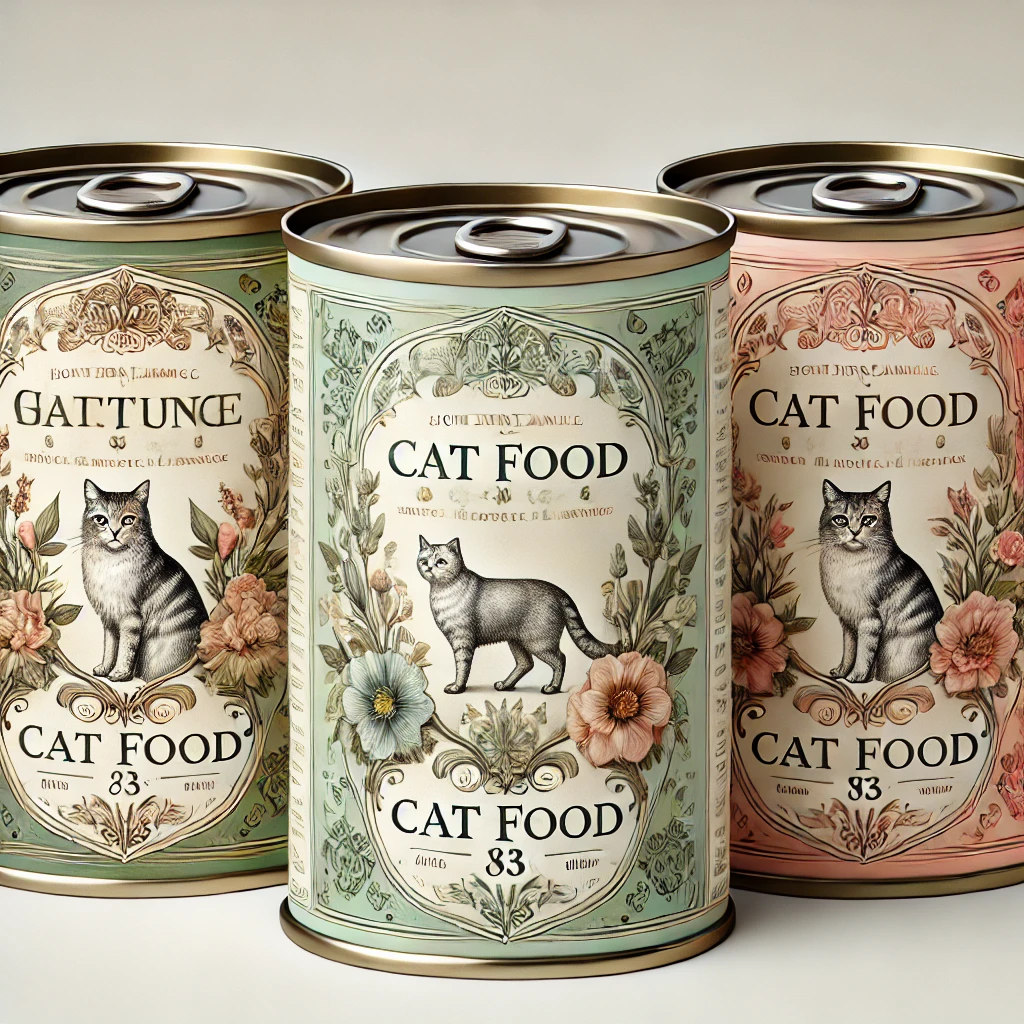 3 Katzenfutterdosen vintage